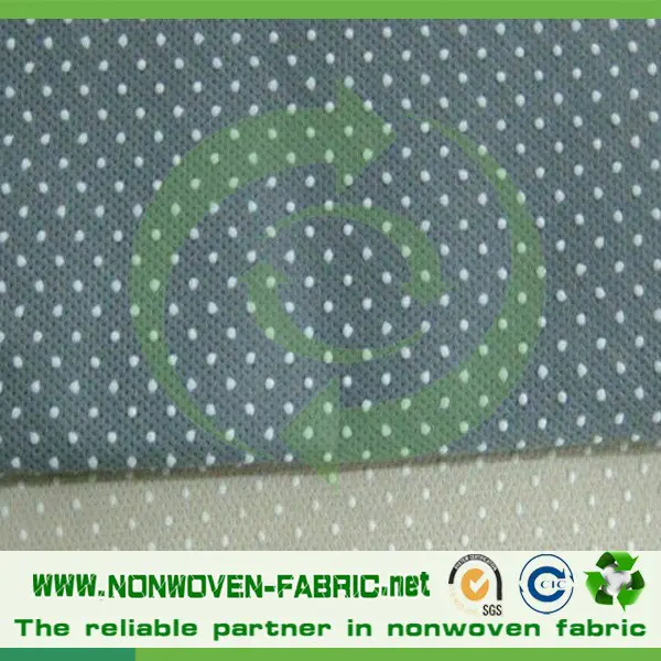 An-ti slip pp nonwoven fabric 100% PP raw material for hotel slipper