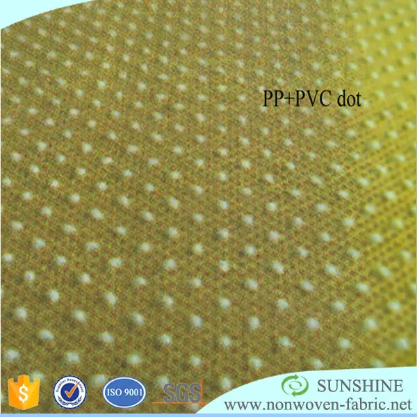 Nonslip pp non woven fabric for slipper material