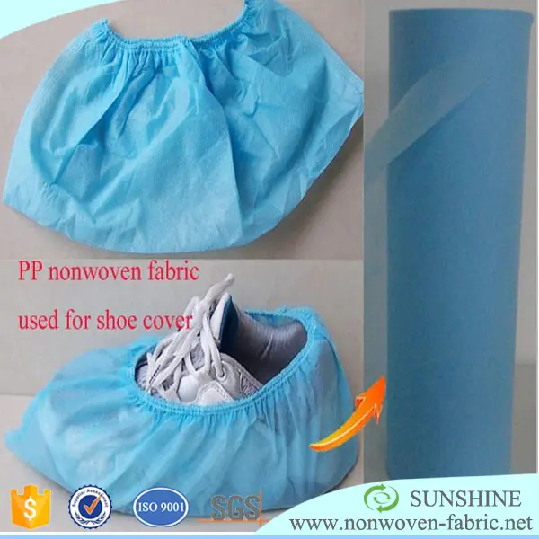 New products cheap anti dust nonslip blue nonwoven PP shoe cover disposable