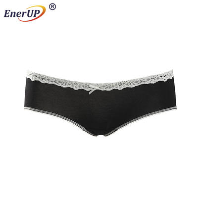 Copper women's underwear brief antibacterial underwear with lace