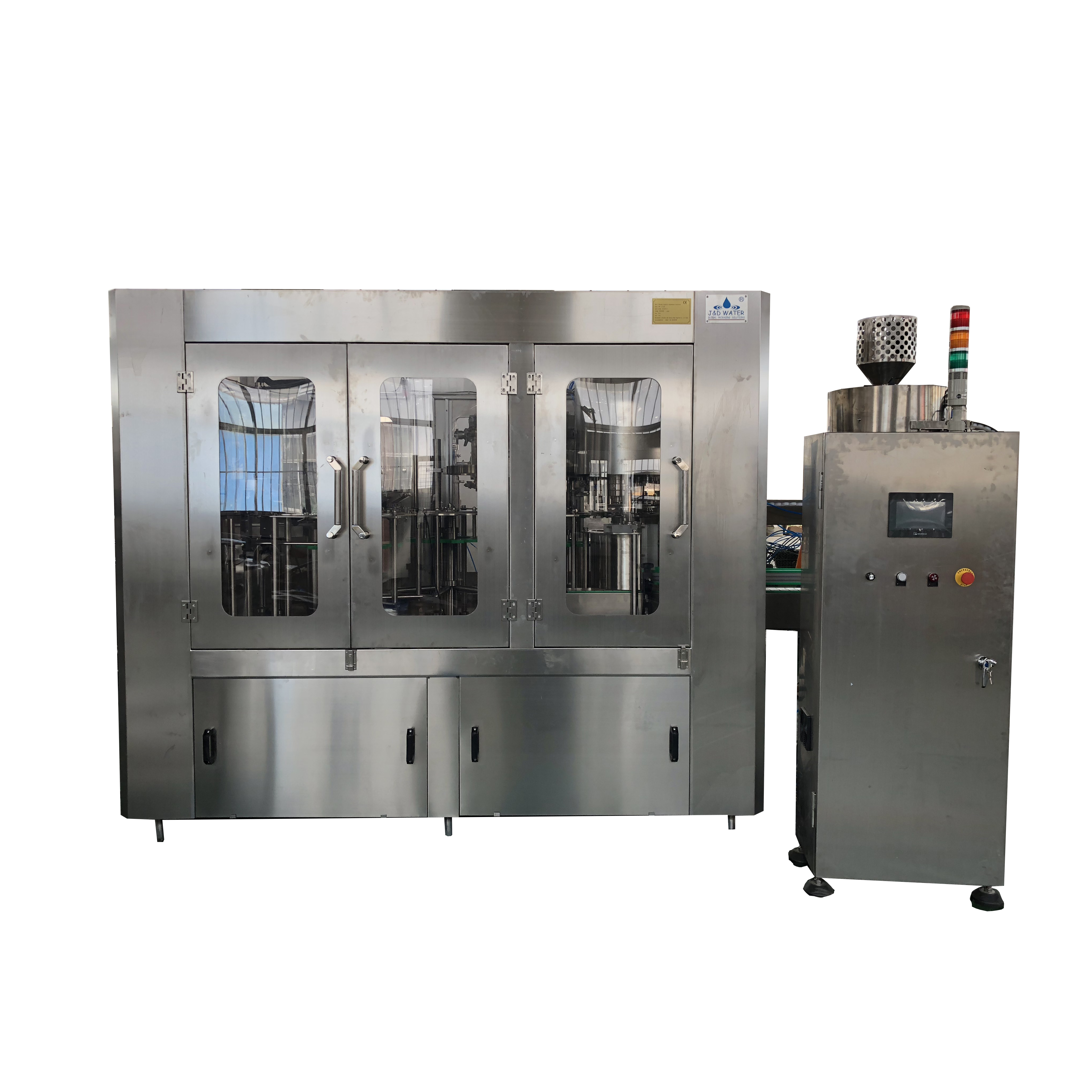 Full Automatic carbonated soft drink water filling machine production line