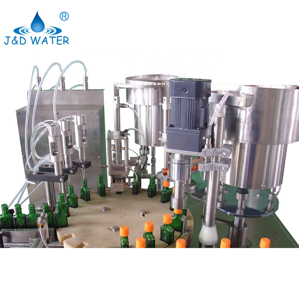 Square Bottle Beer Filling Capping Machine