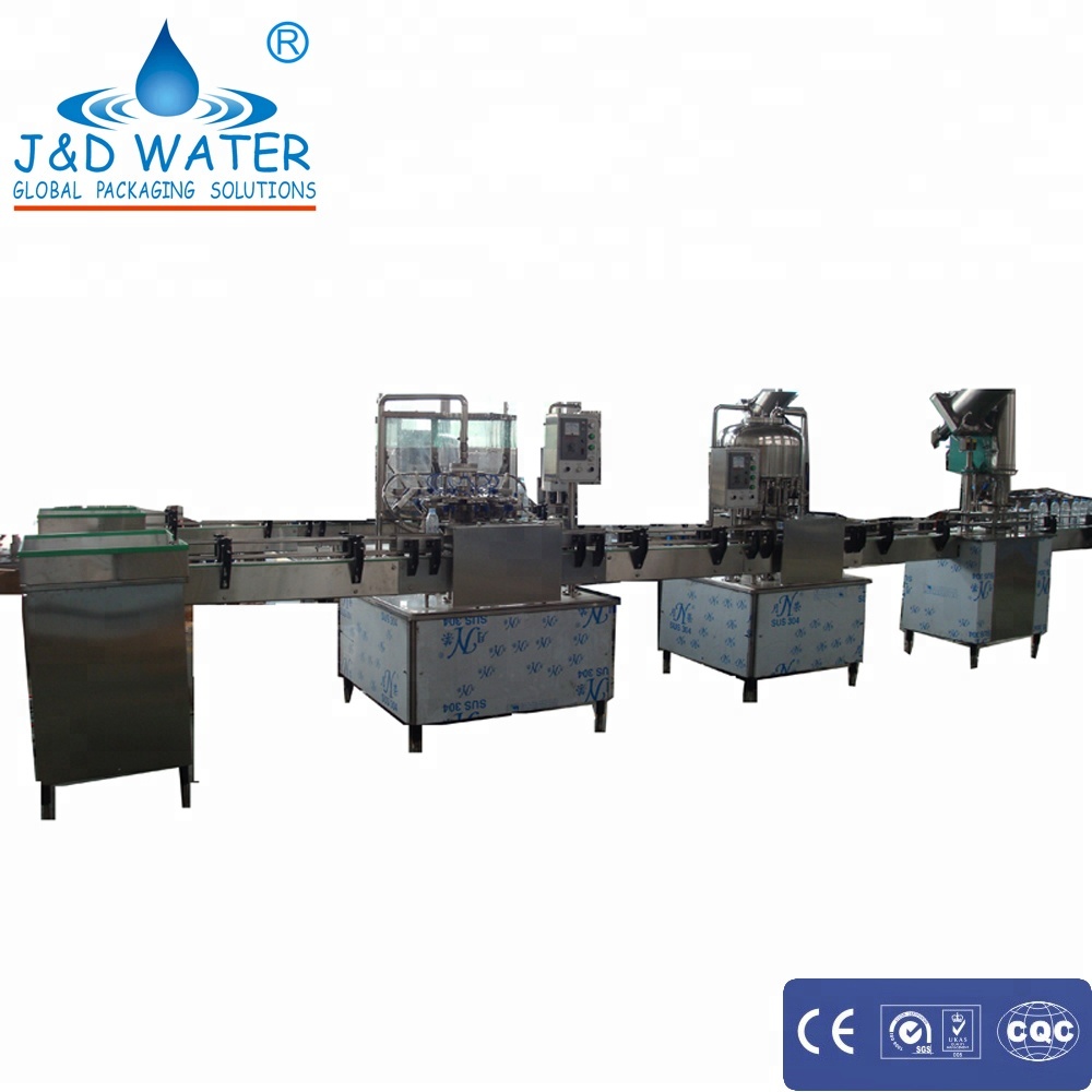Automatic Linear PET Bottle Washing Filling Capping Machine for Hot Drinks