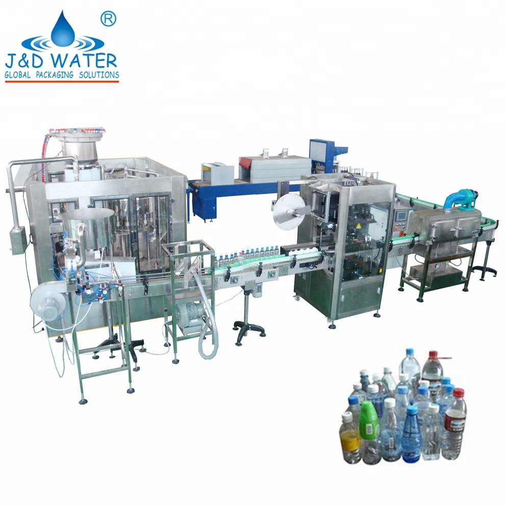 Automatic Liquid Beverage Filling Producution Line