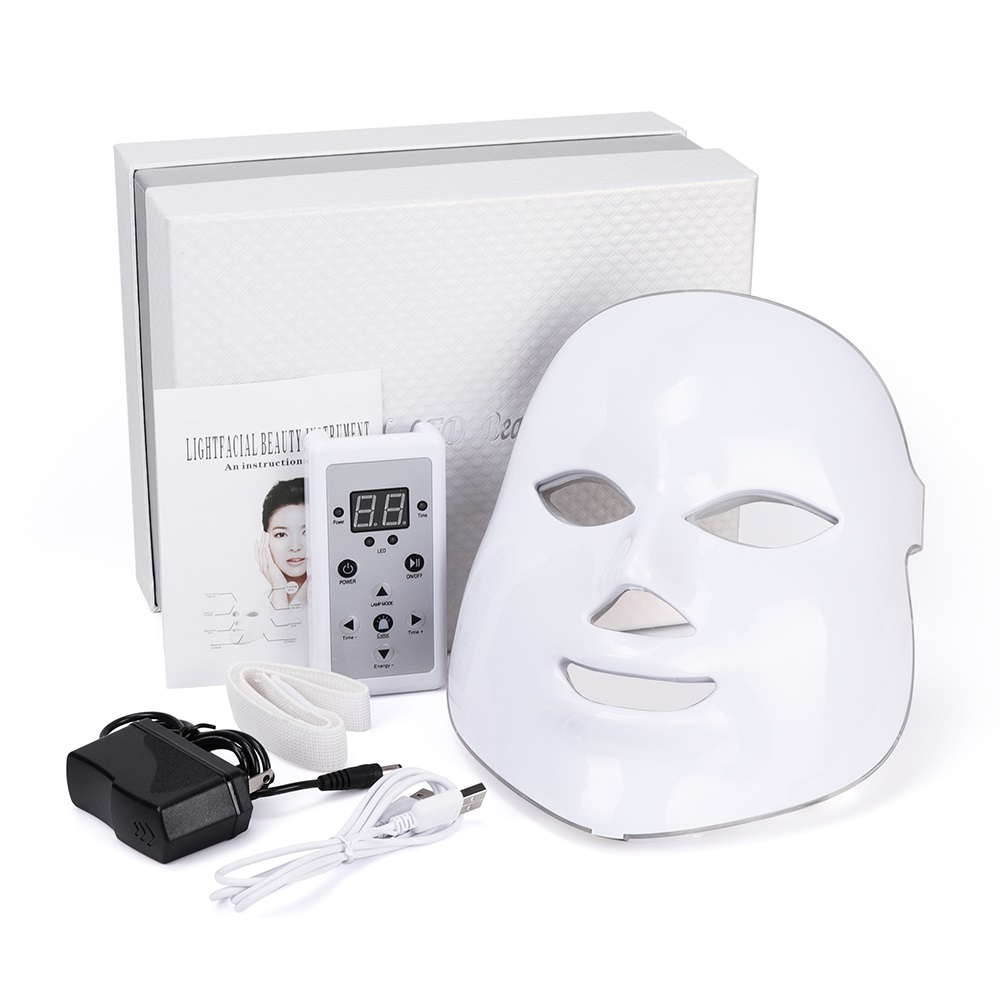 Wholesale Phototherapy 7 Colour Flashing Full Led Anti Aging Mask ...