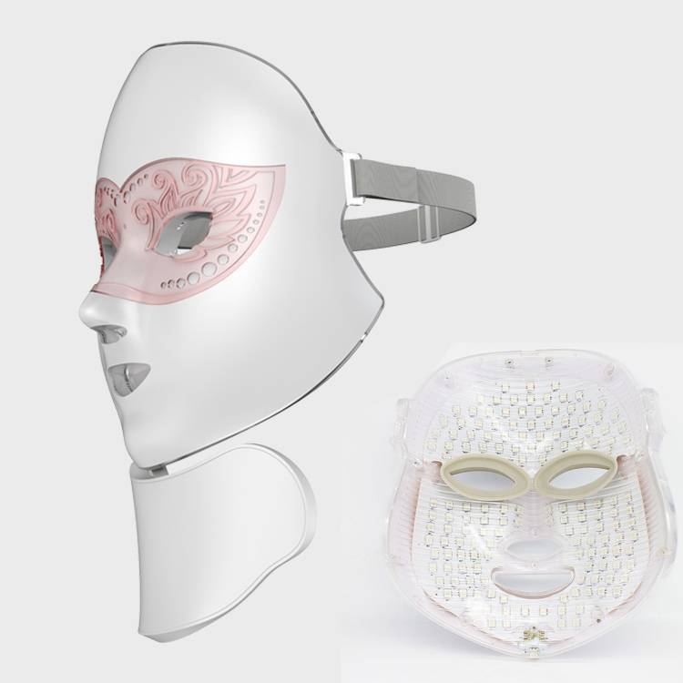 2022 Programmable Light Wireless Led Photon Mask Food Therapy Silicone Facial Led Face Mask