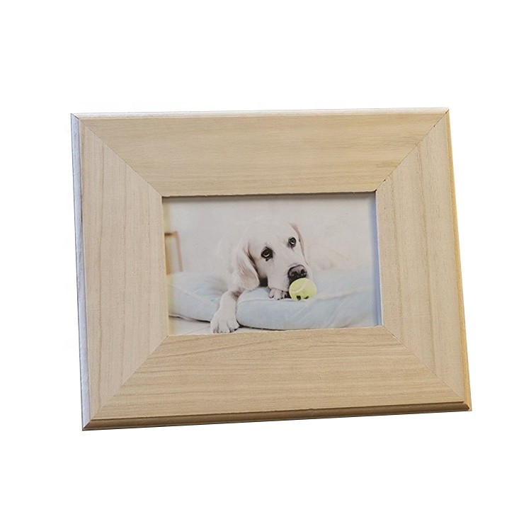 Cheap unfinished classic children gift plywood picture frame wooden