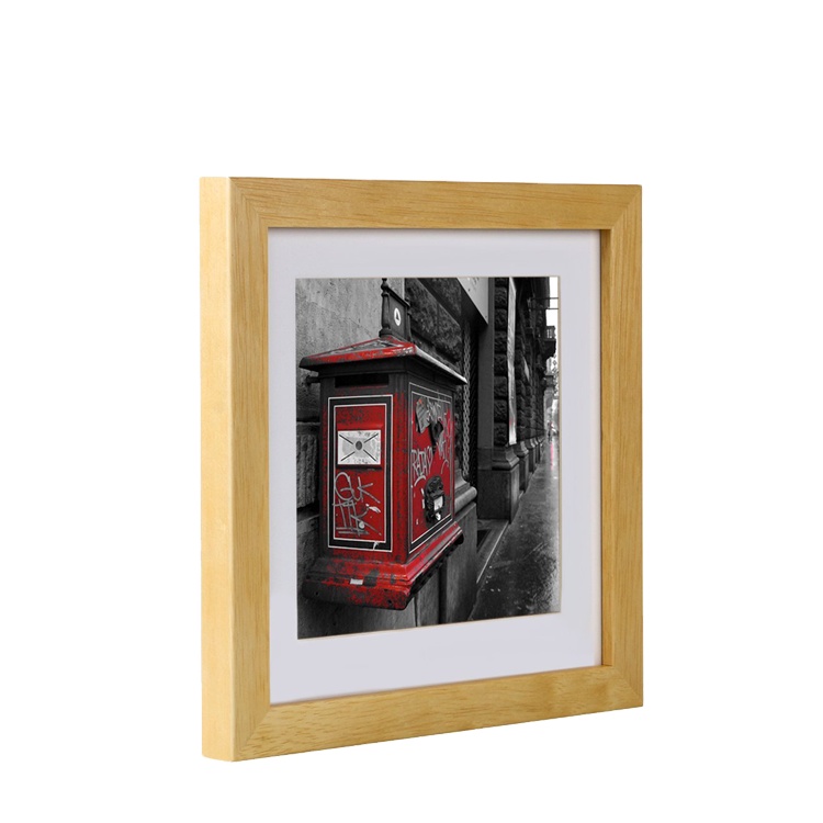 Plywood picture frame mini wooden box photo frame Material safety