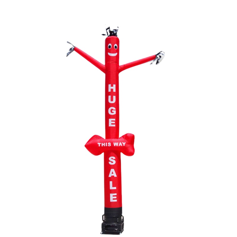 Customized size inflatable tube sky air dancer man for Advertising