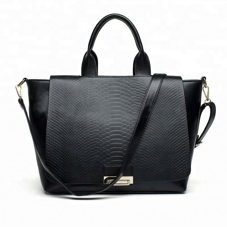 China High Quality Women Tote BagsBeautiful Python Genuine Leather Design Handbag