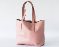 GF-JT2003 Raw edge dusty tote shoulder bag, pebbled purse shopper bag shoulder women large market bag unlined leather tote