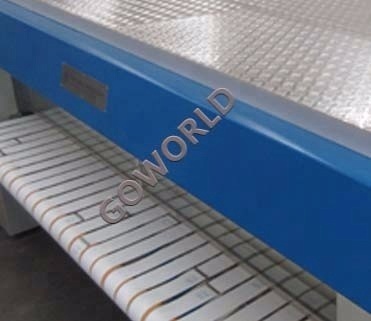 Gas heating Double Chest Roller Style Flat Ironer