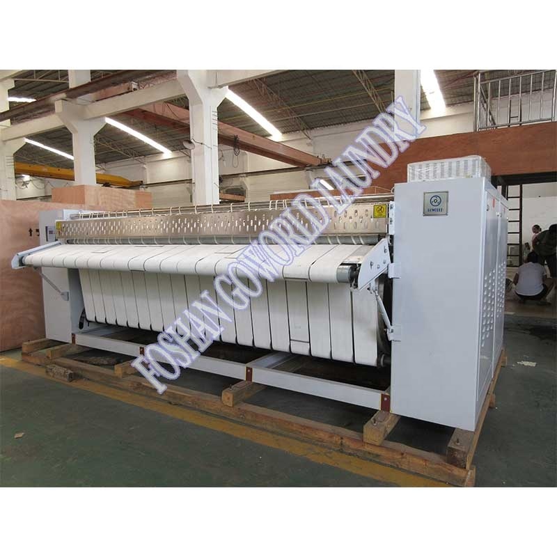 3 meter single roll and chest heated industrial steam ironing machines