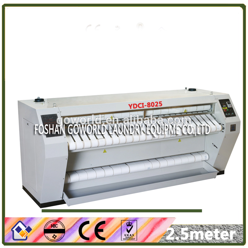 2.5meter chest heated bed sheets commercial ironing machine