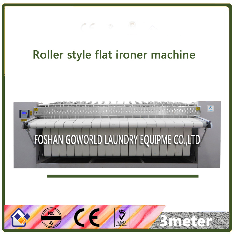 Roller style flat ironer machine for turkey market