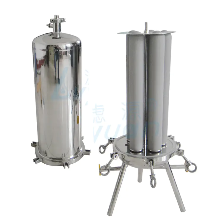 Long service life 10 20 30 40 inch 5 microns micro cartridge water filter with titanium water SS filter housing