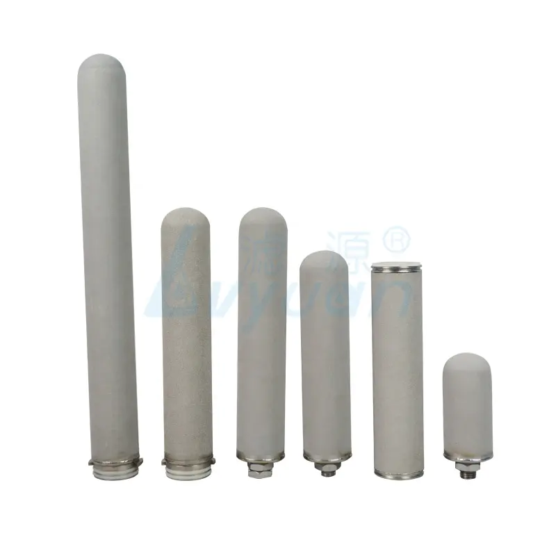 water filtration metal filter element 5 micron sintered filter for industry