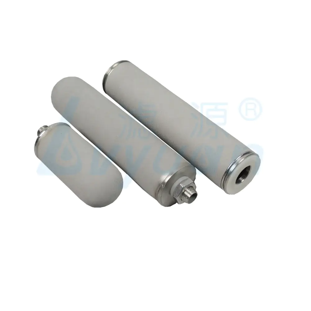 5 10 20 30 40 inch Titanium rod filter cartridge sintered metal filter diameter 22mm to 120mm