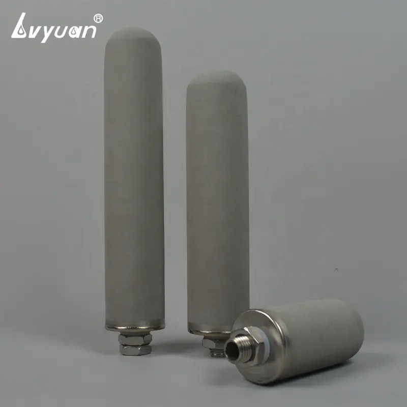 Titanium Cartridge filter candle element 0.22um with 226 interface for water treatment