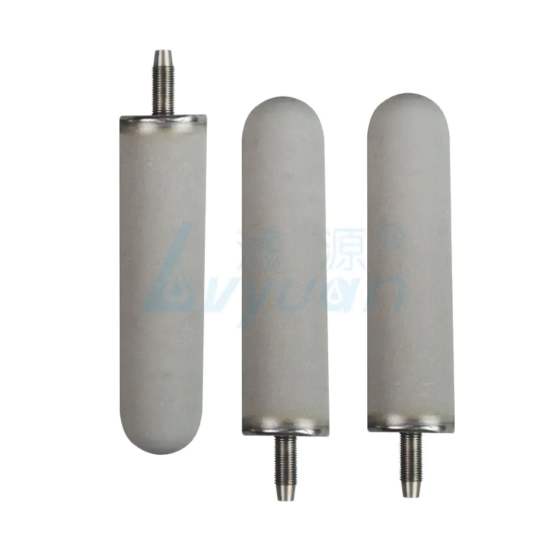Pure titanium rod 40 inch stainless steel sintered filter with 222 226 connector