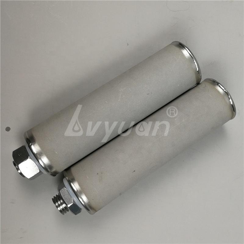 Screw Filter Micron porous Ti Titanium and stainless steel 316 filter cartridge