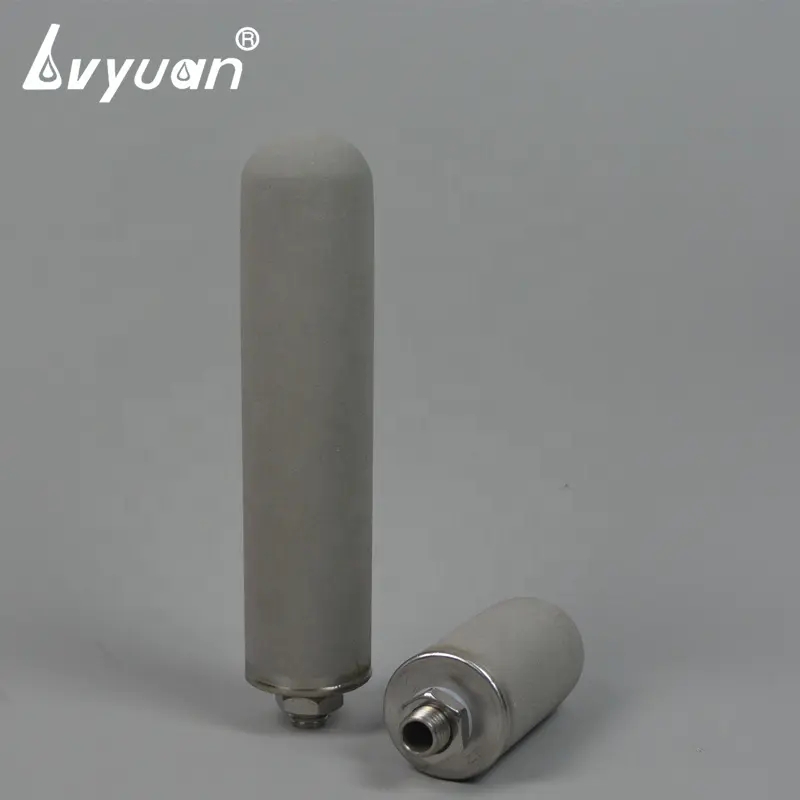 1 micron titanium porous sinter metal powder filter for stainless steel filter housing