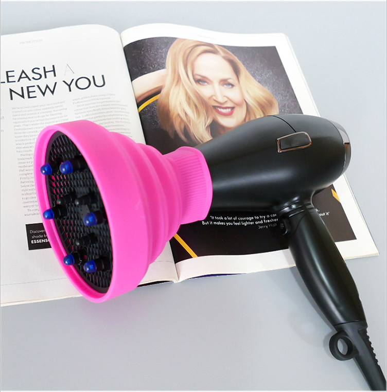 Portable Travel Fits Blow Dryers Silicone Collapsible Hair Dryer Diffuser