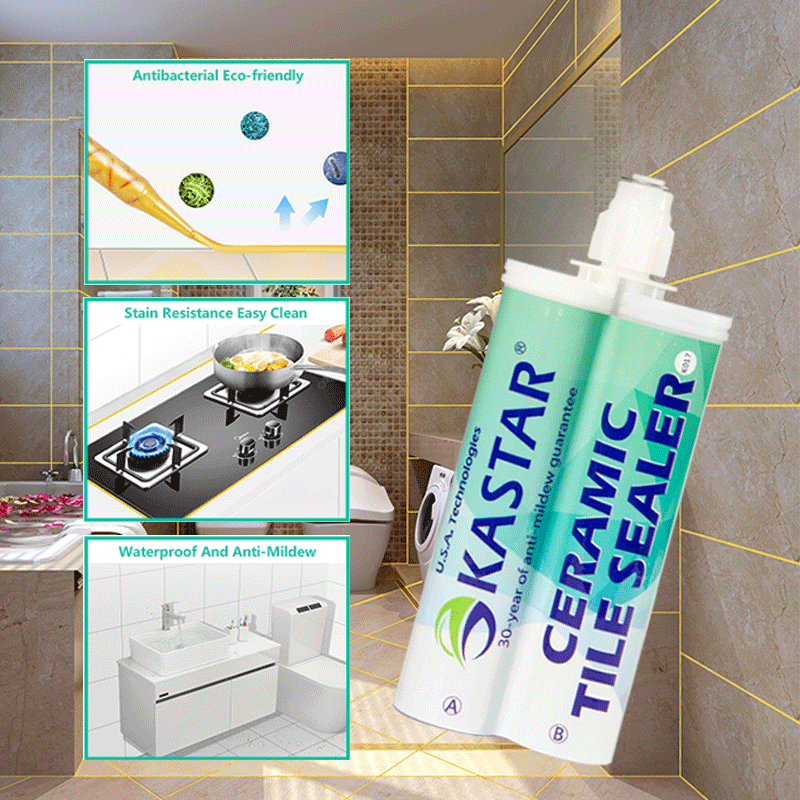 Premixed Fadeless Innoxious Waterproof Bathroom Grout For Healthy Decoration