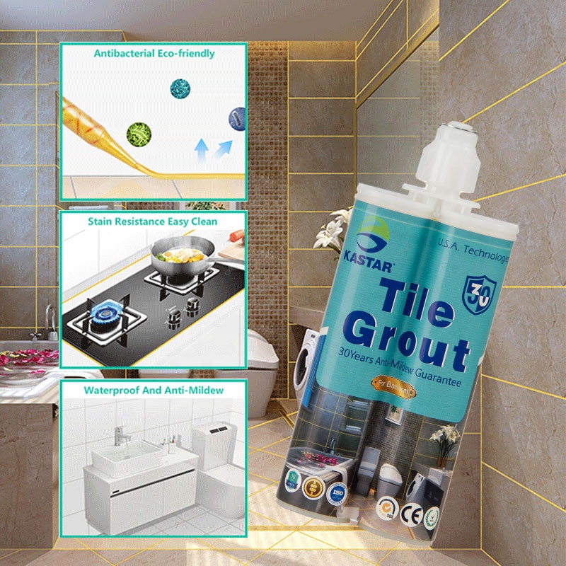2-Component Nontoxic Water Resistant Anti-Mold Tile Grout For House Reseal