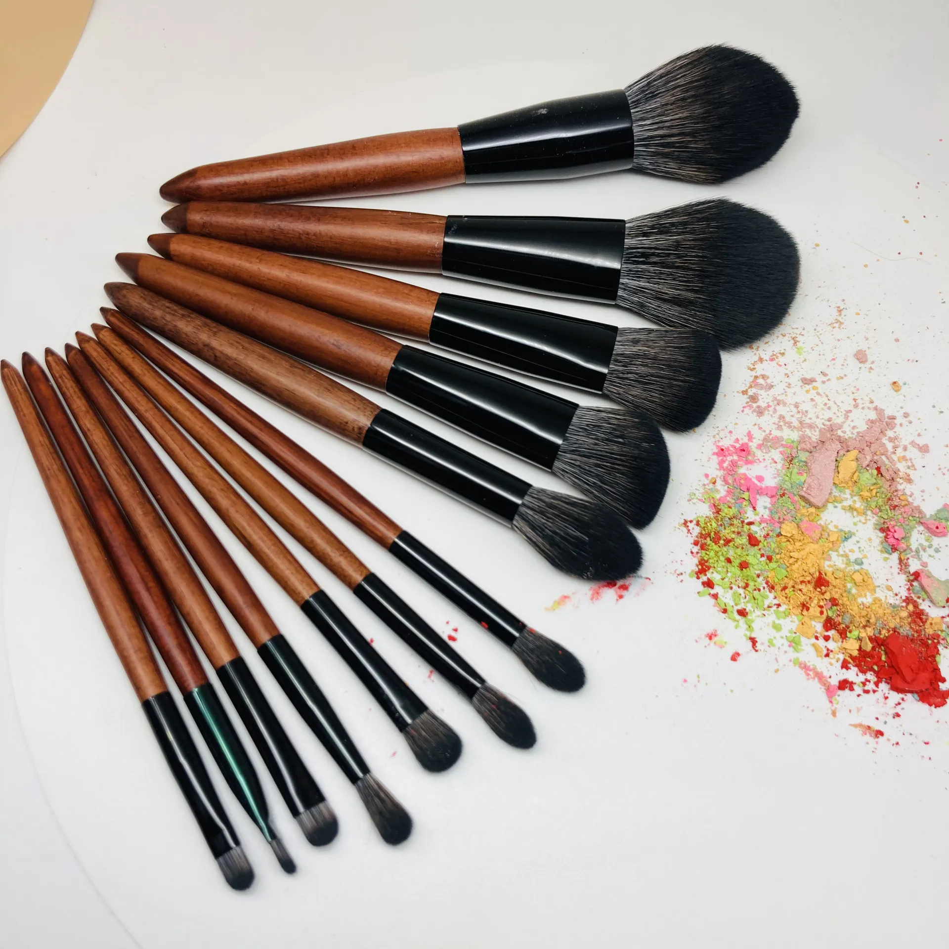 Brushes holder cosmetic make up high quality brushes kit professional custom logo cosmetic brush set