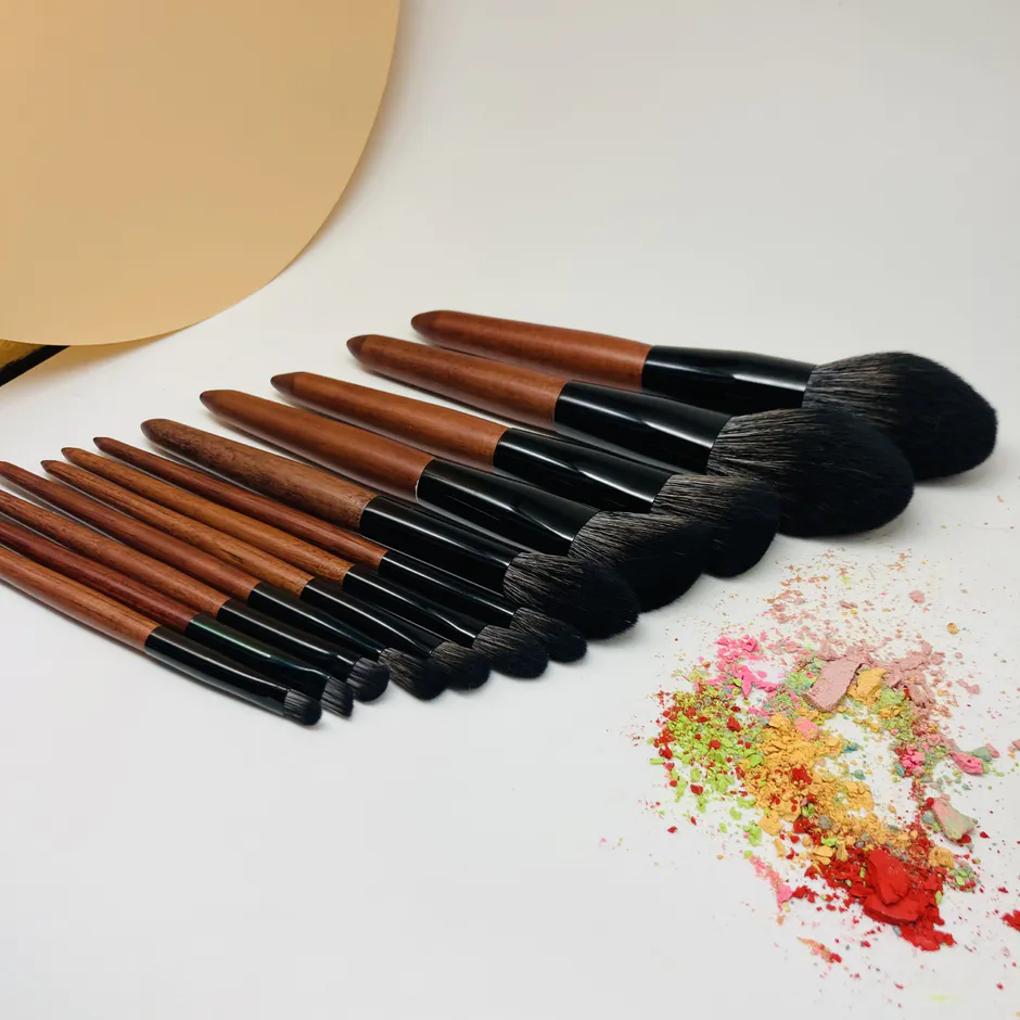 Brushes holder cosmetic make up high quality brushes kit professional custom logo cosmetic brush set