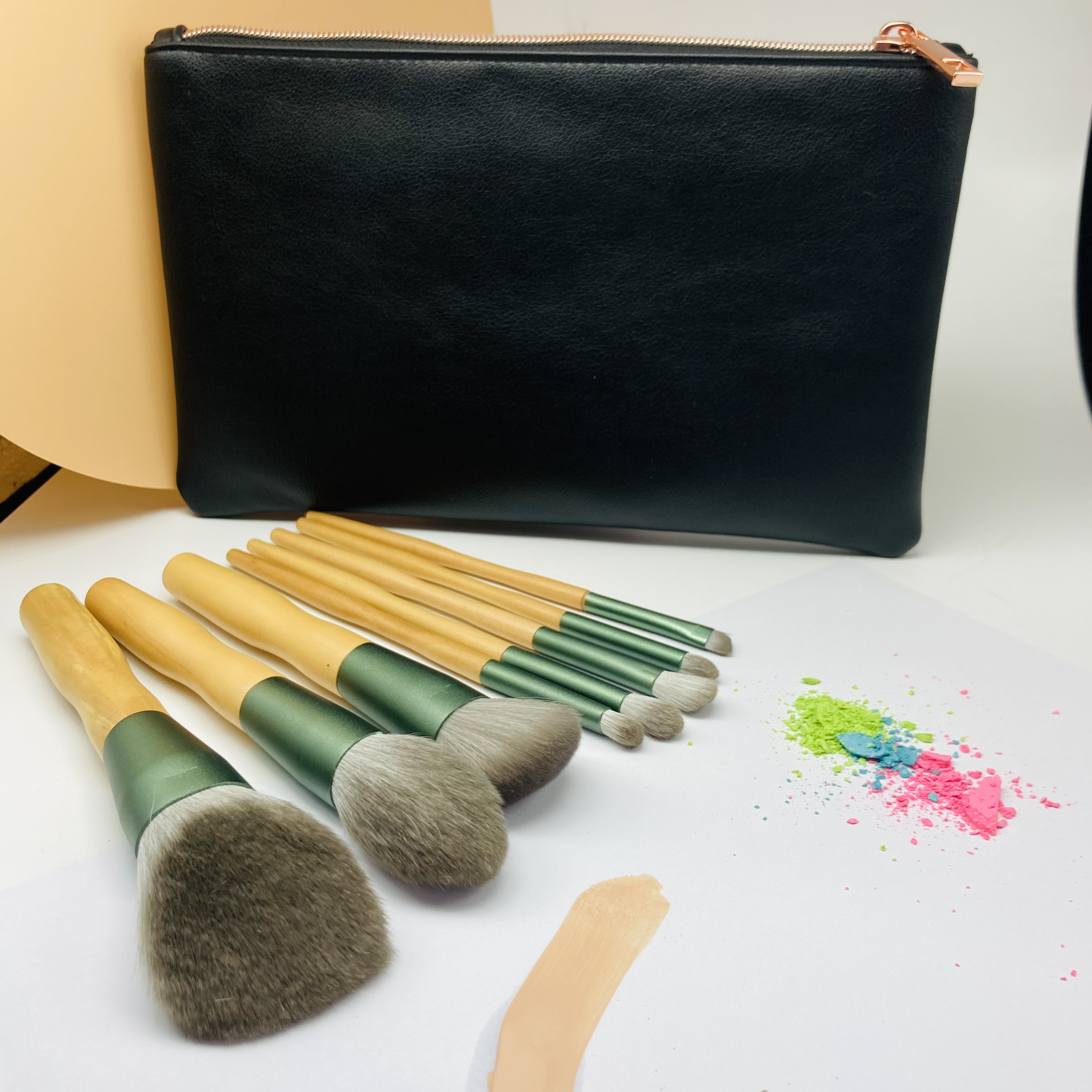 Soft vegan makeup brushes private label make up cosmetics brushes