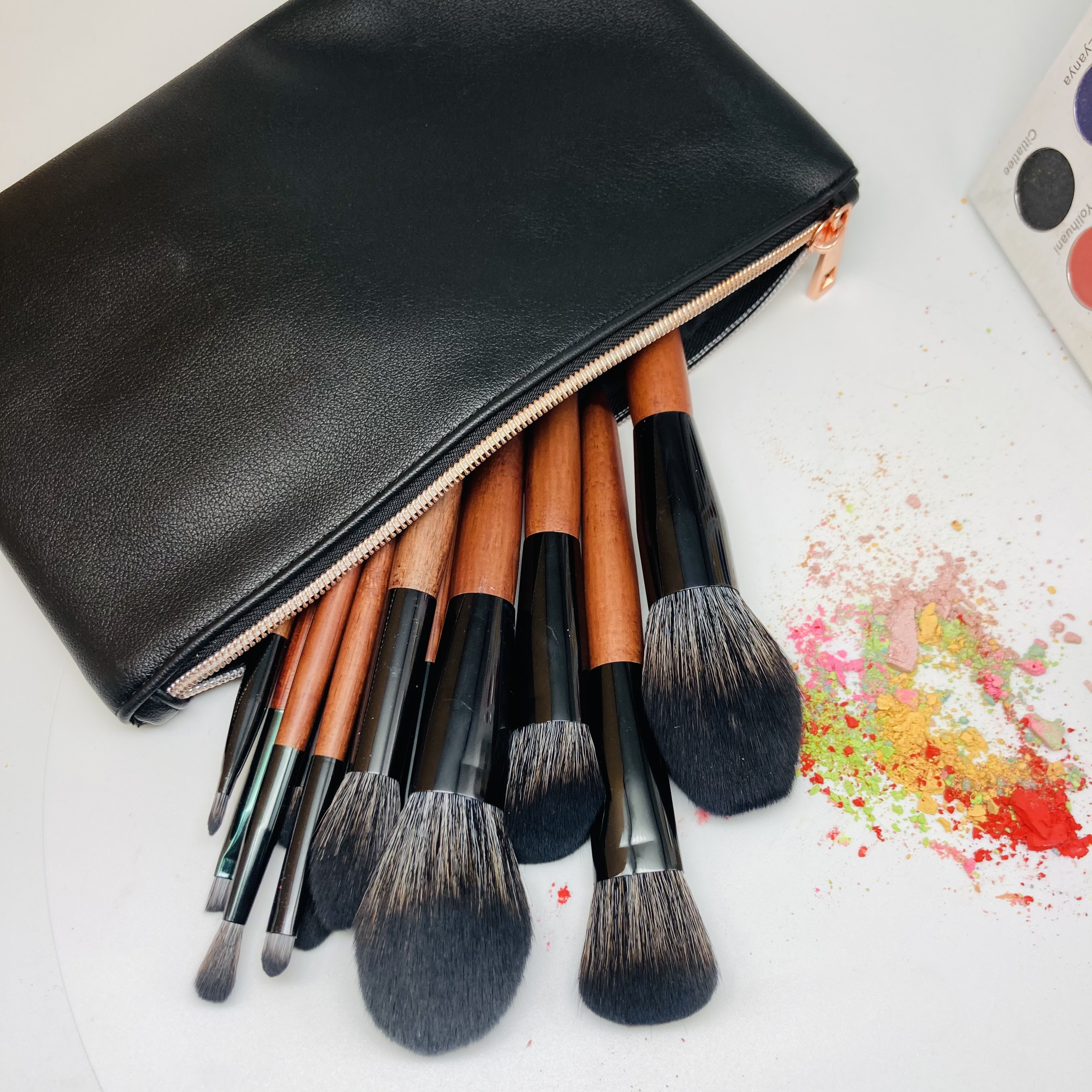 Brushes holder cosmetic make up high quality brushes kit professional custom logo cosmetic brush set