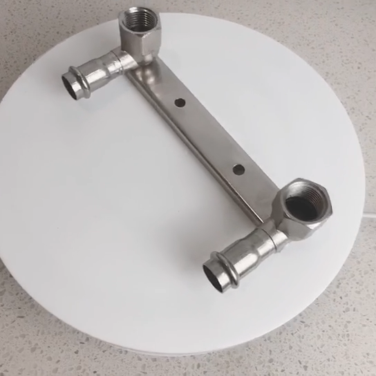 Factory Supply 90 elbow with Wall Plate Bathroom Fitting 316L