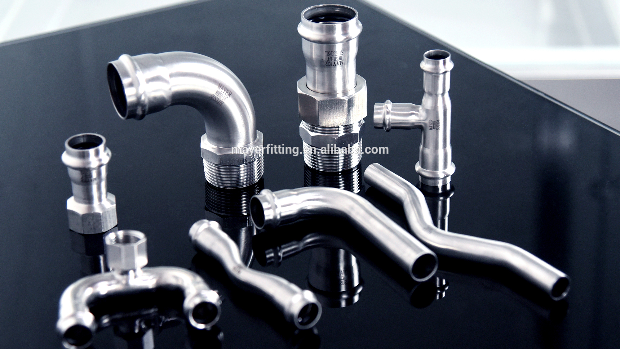 stainless steel 90 elbow press-fitting