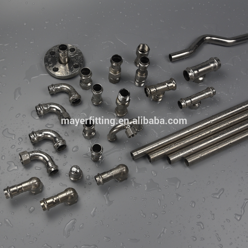 stainless steel 90 elbow press-fitting
