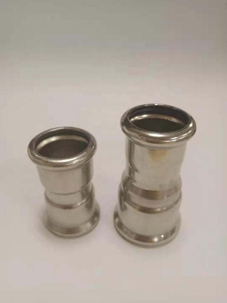 compression fitting reducing coupler SS 304 water plumbing