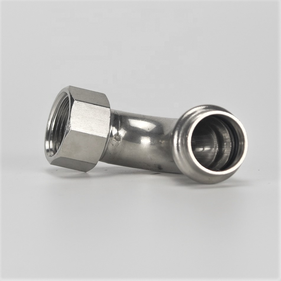 25 years of professional production of health grade stainless steel pipe fittings90 degrees elbow