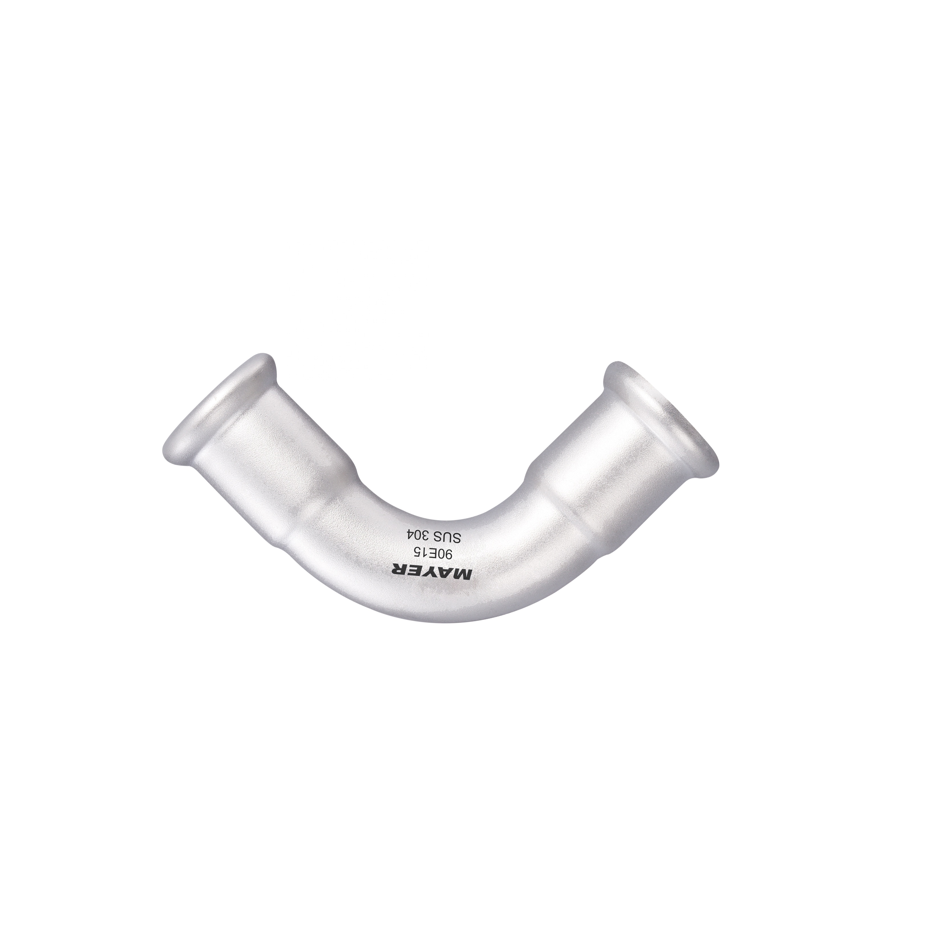 304/316L stainless steel press elbow fitting application on pipe connection M profile