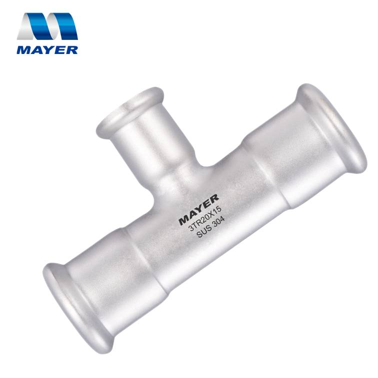 Stainless Steel 3 waysReducing Tee M Profile
