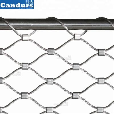 Stainless Steel Wire Rope Helideck Perimeter Safety Net