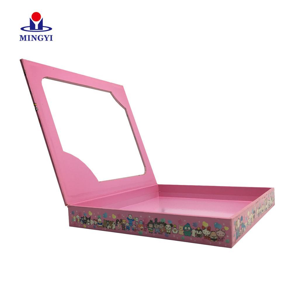 Kraft Paper Gift Flower Drawer Suitcase with Handle Brown Boxes Jewelry Shipping Pink Luxury Cardboard Packing Box