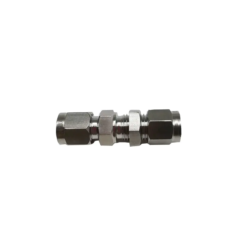 Straight-through baffle joint BKT-PM6/BKT-PM8 stainless steel pipe fittings hydraulic hose fittings