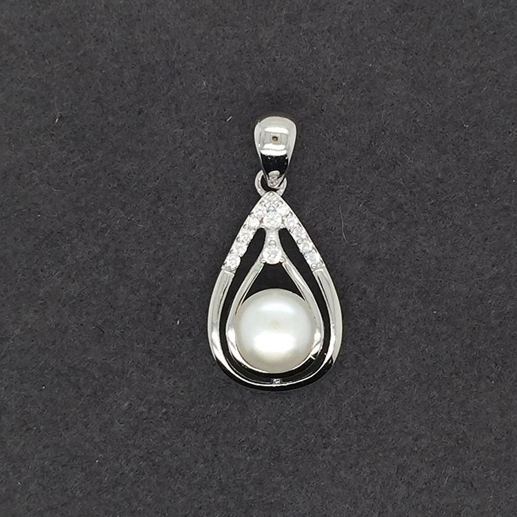 product-Nice Girls Silver Chain Pearl Waterdrop Cage Designs Pendant Personal-BEYALY-img-3