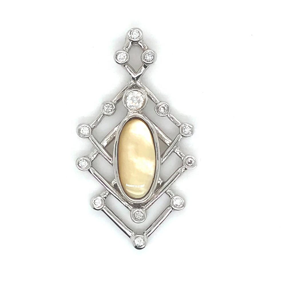product-Hollow Design Stone Costume Jewelry Silver Smart Design Geometric Pendants-BEYALY-img-3