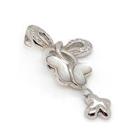 Wholesale Fashion Girls Three Lovely Butterflies Fly Design 925 Silver Charms
