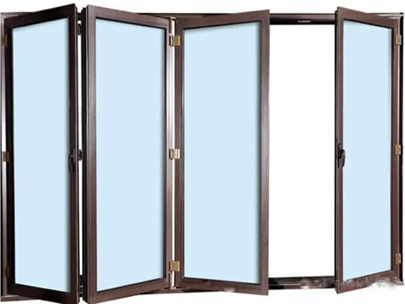 Aluminum temperedglass interior aluminum folding glass patio doors