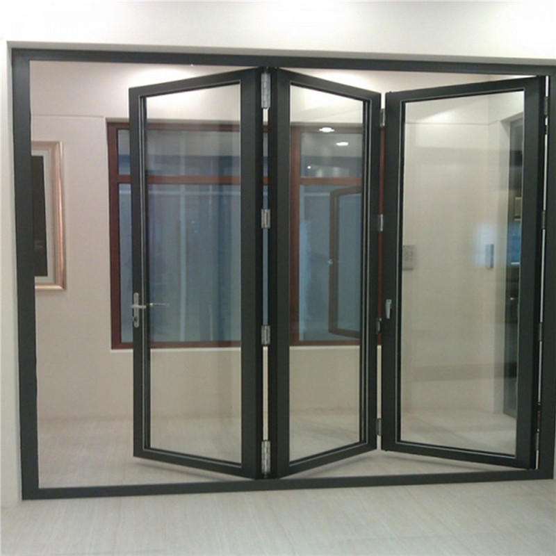 Cheap Price Outdoor Waterproof Aluminium Folding Doors Glass Door