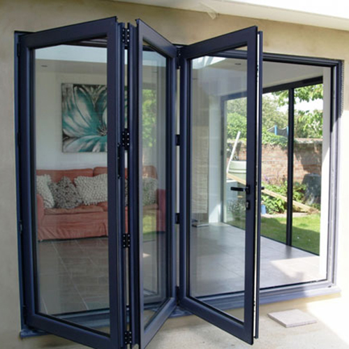Villa or House Sound Insulation Aluminum Accordion Folding Door ...