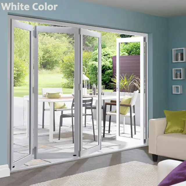 Villa or House Sound Insulation Aluminum Accordion Folding Door Manufacturer